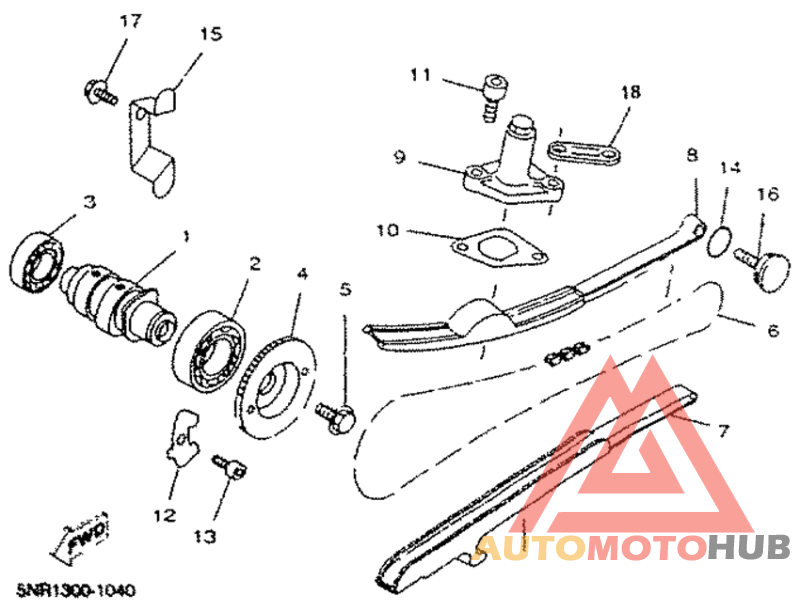 Camshaft. chain