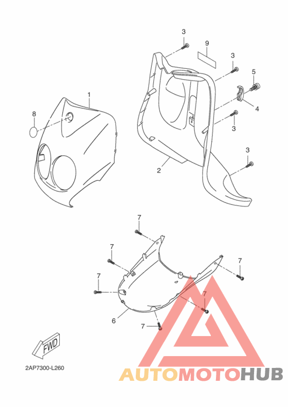 Щиток облицовочный