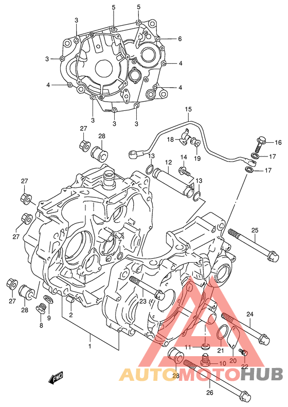 Картер двигателя