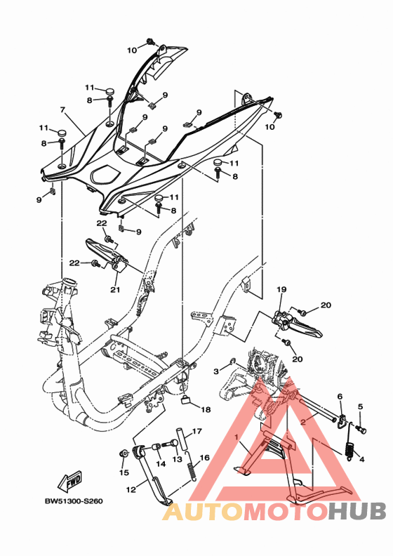 Stand & footrest