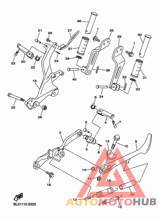 Stand & footrest