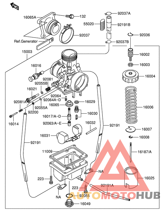 Carburetor assy