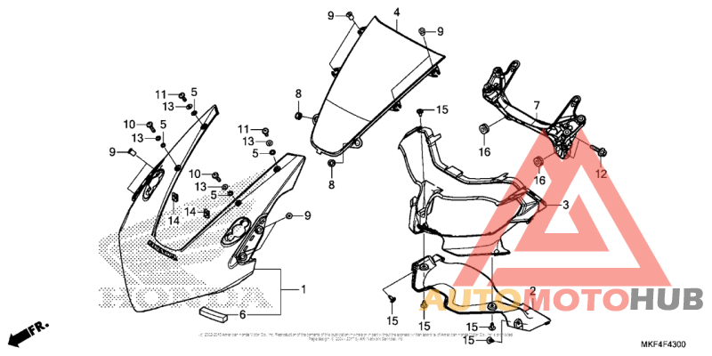 Верхний обтекатель
