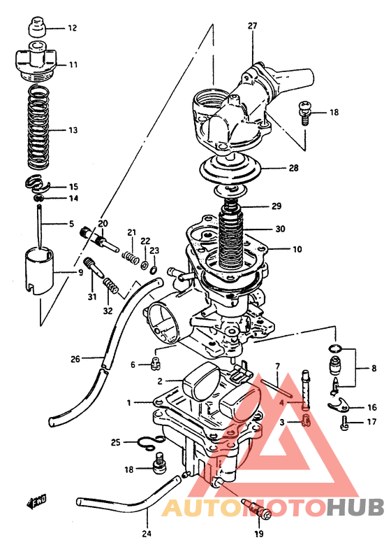 Carburetor assy