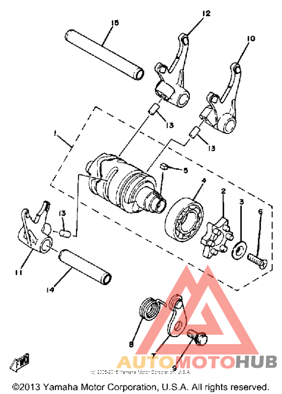 Shift cam - fork
