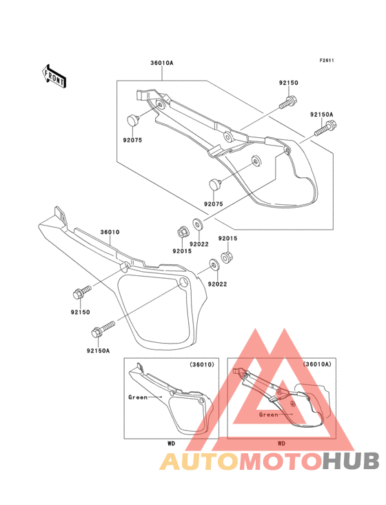 Side covers(kx60-b10/b11)