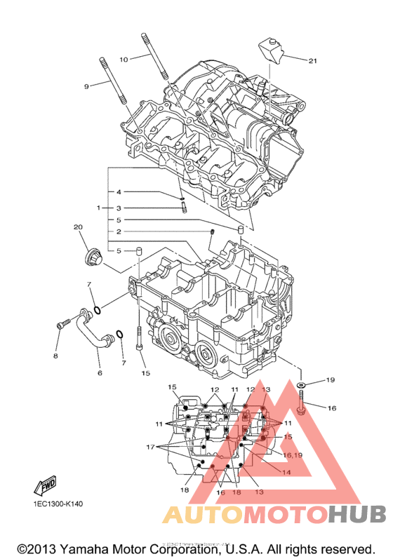 Картер двигателя