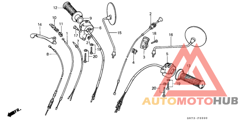 Handle switch/lever/ cable