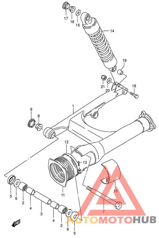 Маятник задний
