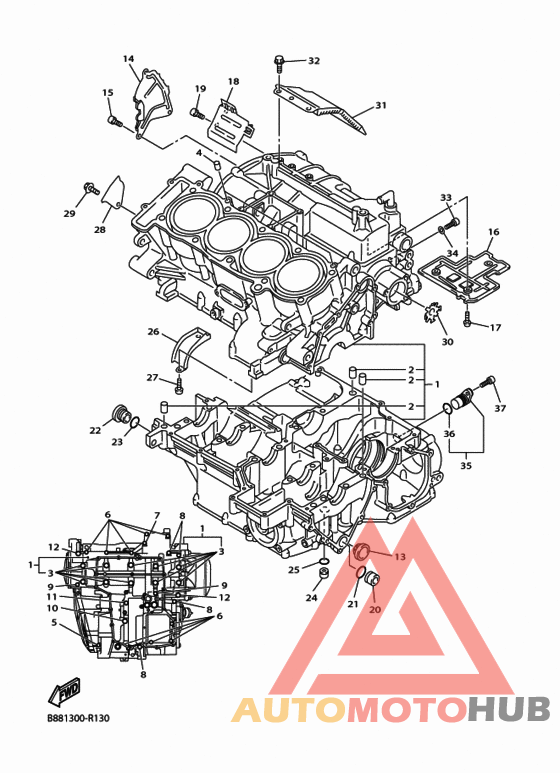 Картер двигателя