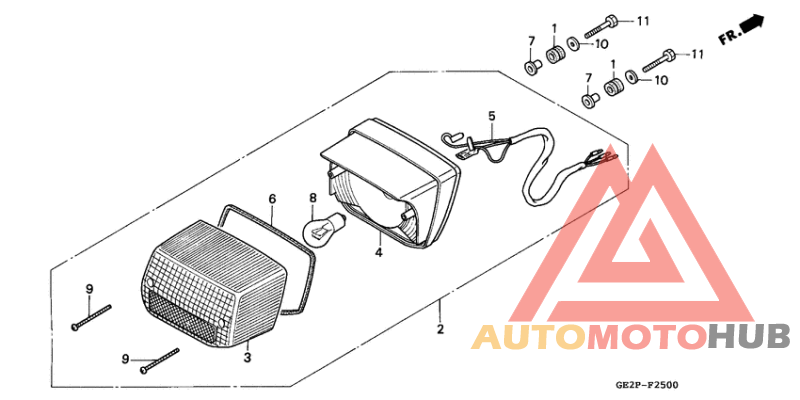 Taillight unit ass`y