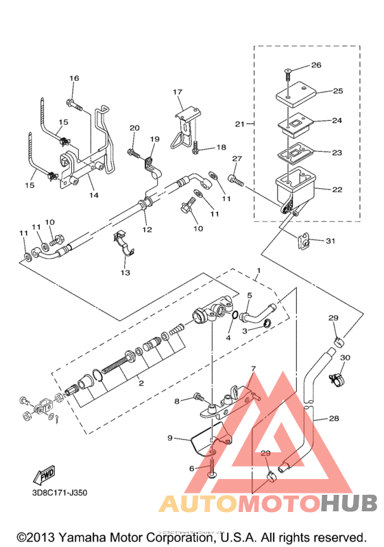 Задний торм цилиндр