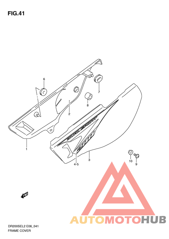 Обтекатель задний