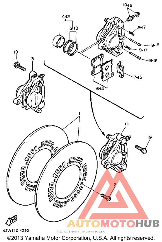Передний суппорт