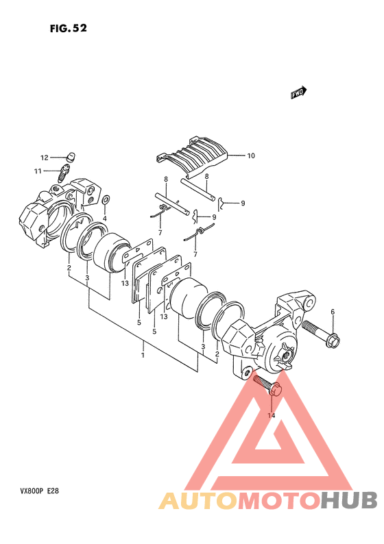 Задний суппорт