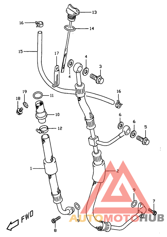 Шланг масляный