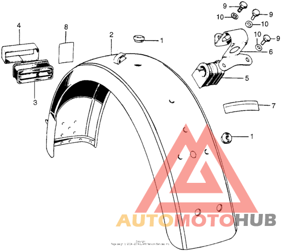 Задний бампер
