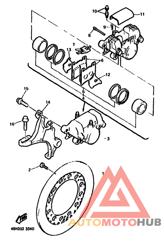 Задний суппорт