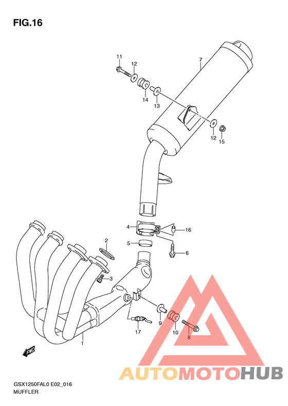 Muffler comp