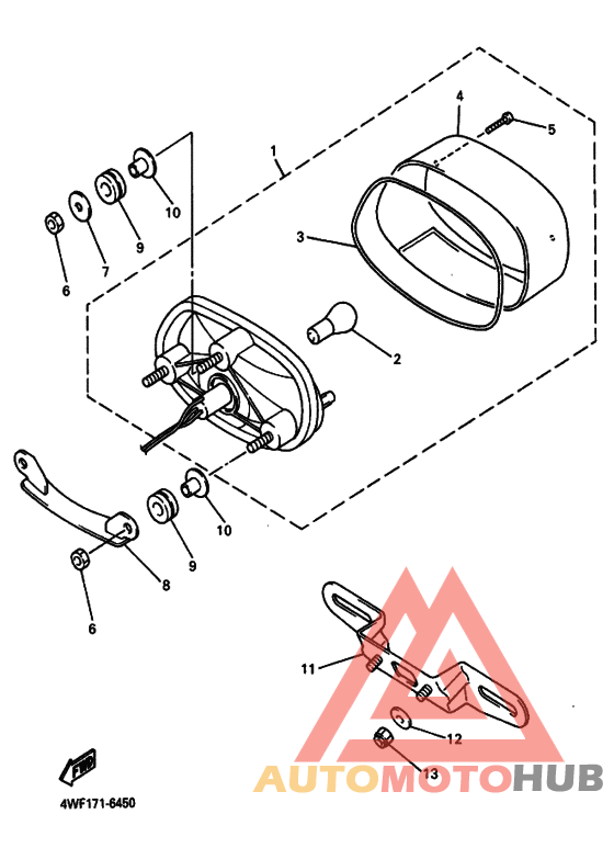 Taillight unit ass`y