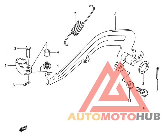 Передний суппорт