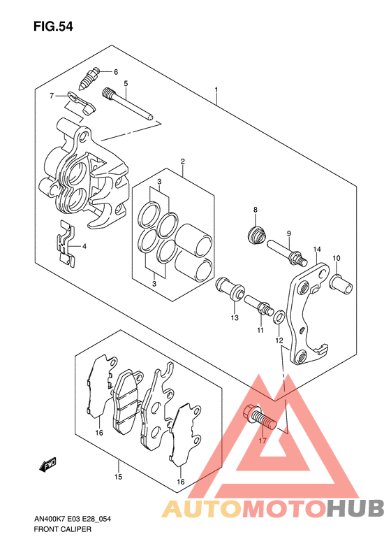 Передний суппорт