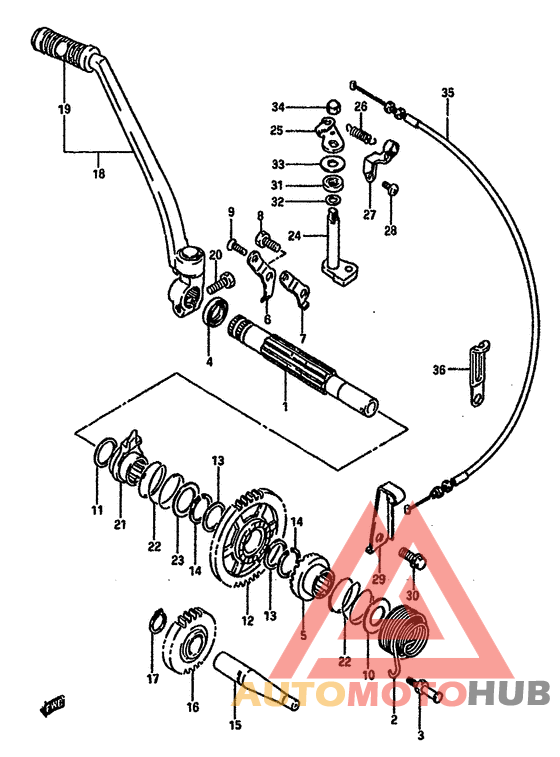 Ножной стартер