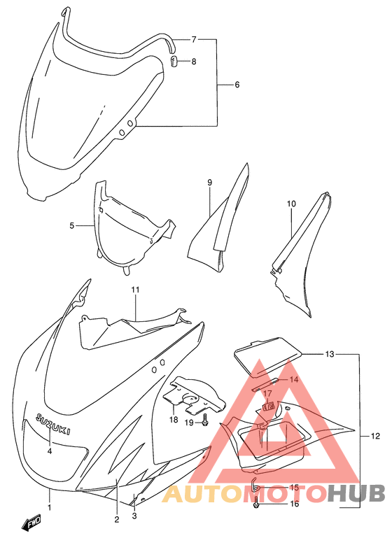 Cowling body