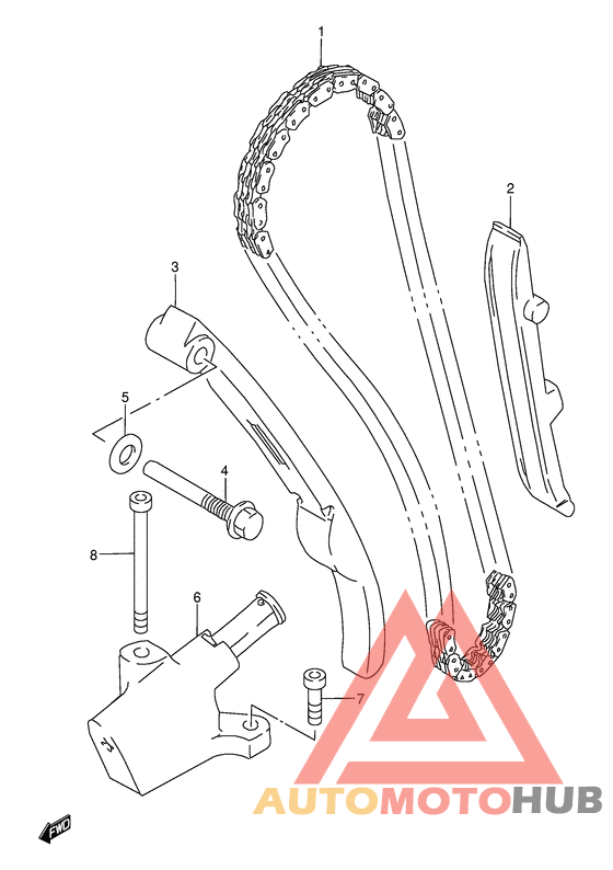 Держатель направляющей