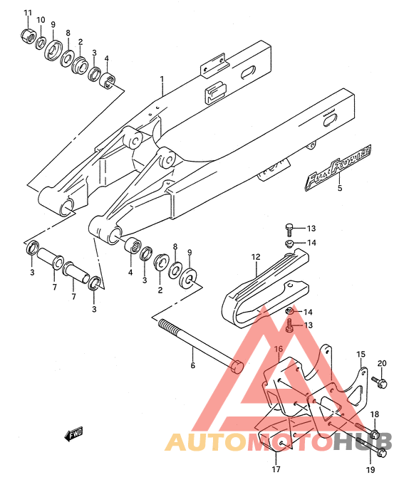 Маятник задний