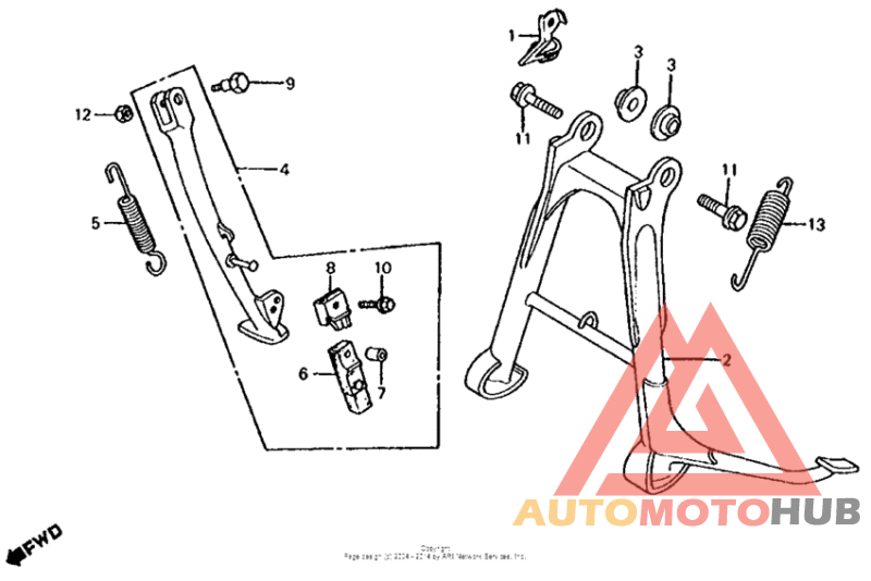 Main stand + side stand