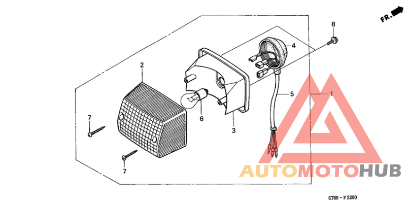 Taillight unit ass`y