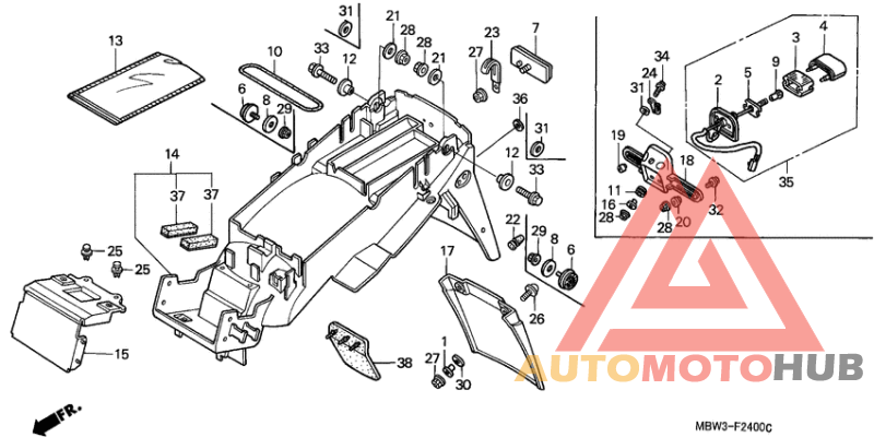 Заднее крыло