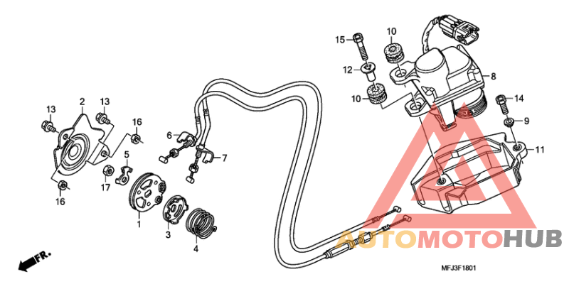 Сервомотор в сборе