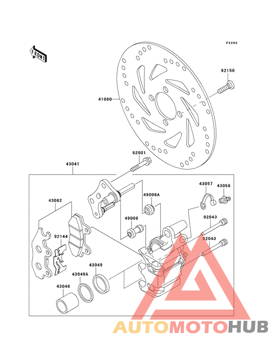 Передний суппорт