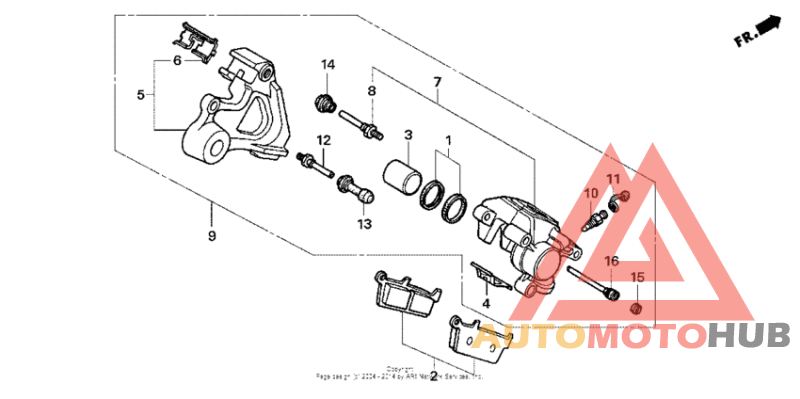 Задний суппорт