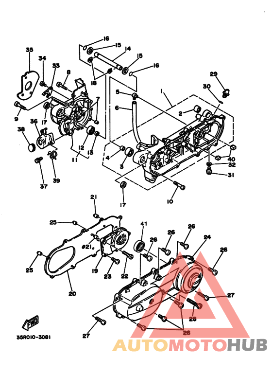 Картер двигателя