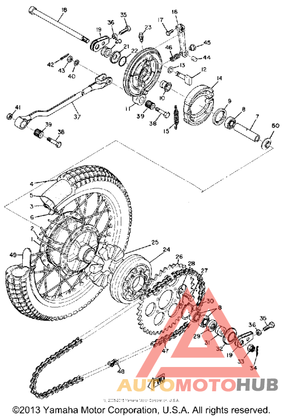 Переднее колесо