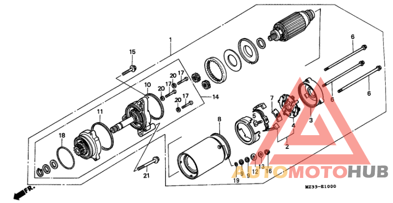 Стартерный мотор