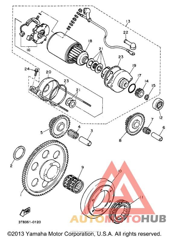 Муфта стартера
