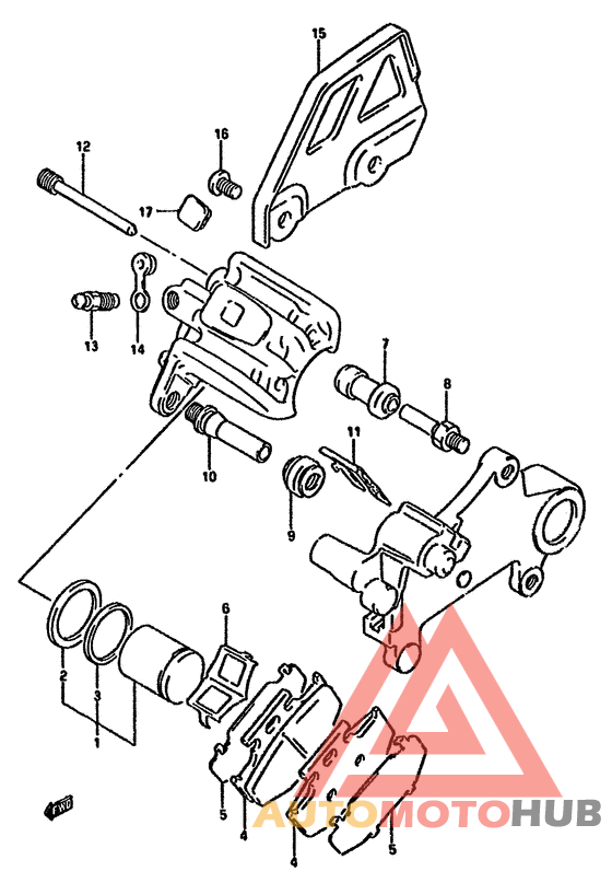 Задний суппорт