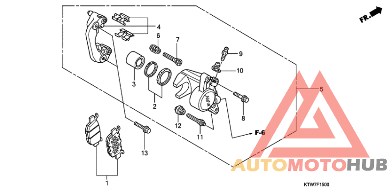 Задний суппорт