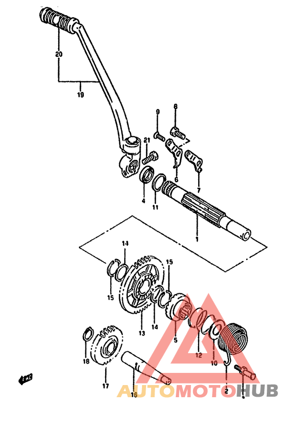 Ножной стартер