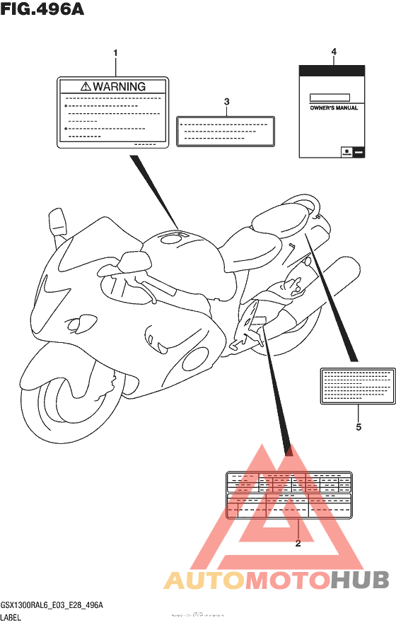 Label (Gsx1300Ral6 E03)