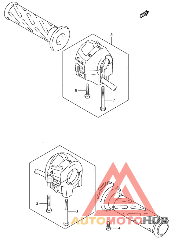 Рулевой переключатель