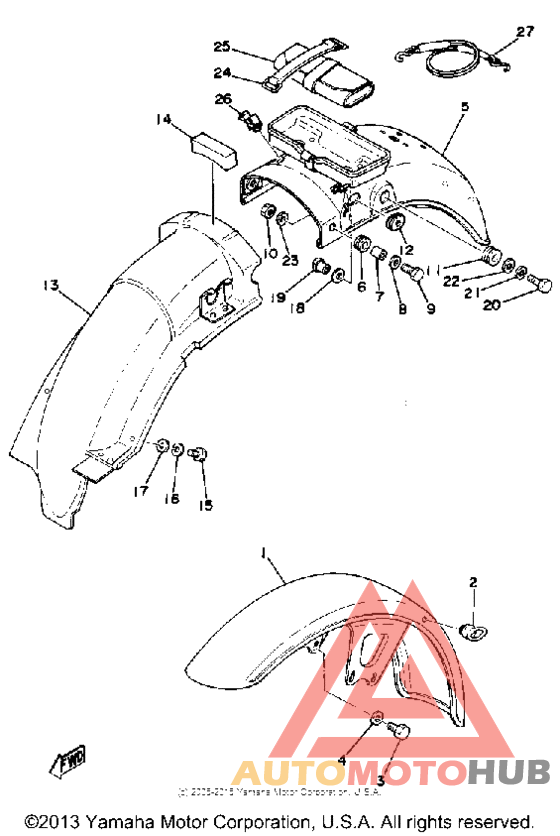 Front fender - rear fender