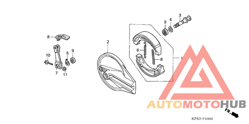 Задний тормоз