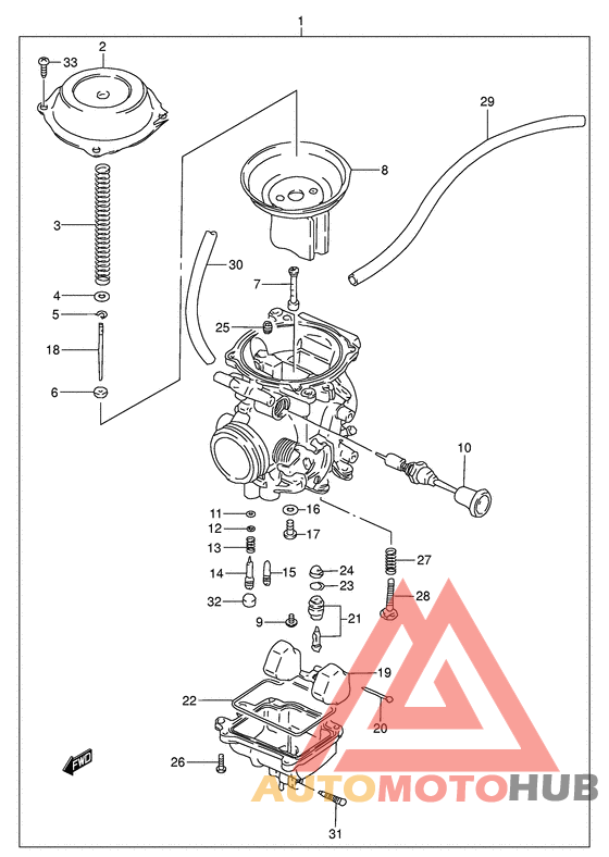 Carburetor assy