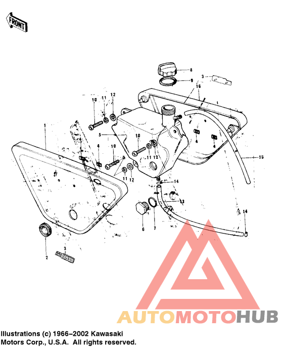 Side covers/oil tank