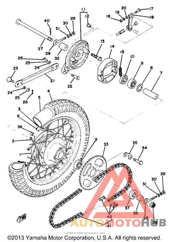 Переднее колесо
